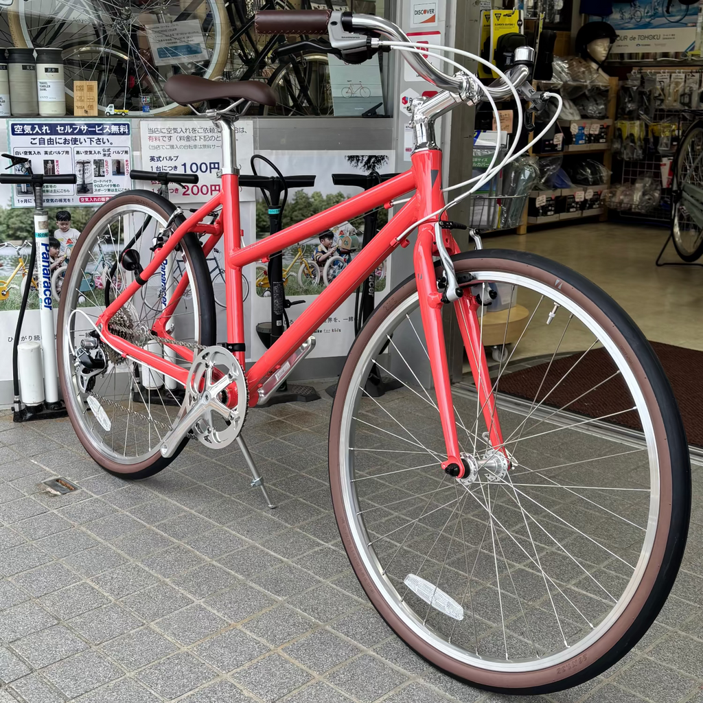 店舗受取／RITEWEY（ライトウェイ） PASTURE（パスチャー）440・グロスサクラレッド★クロス・８段変速