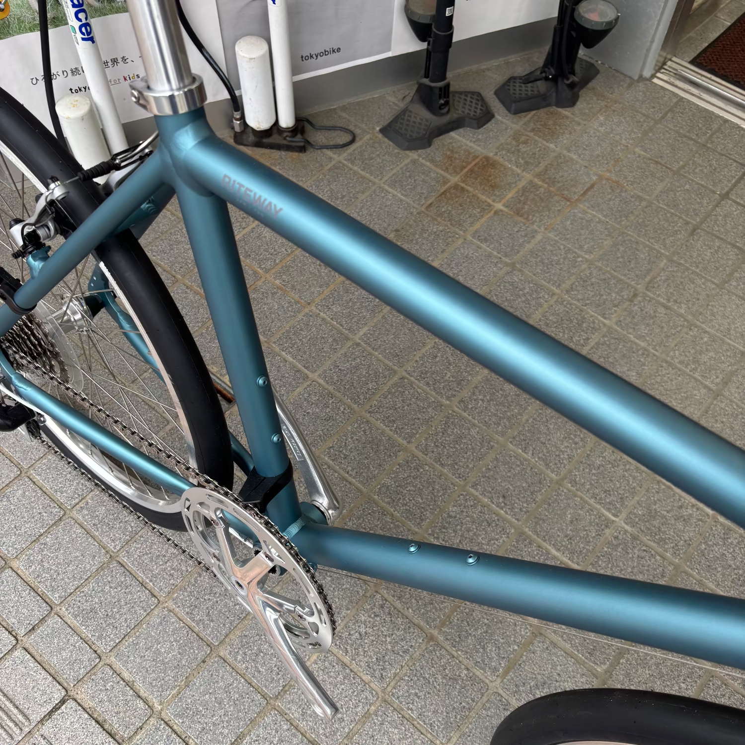 店舗受取／RITEWEY（ライトウェイ） SHEPHERD（シェファード）440（24"）・マットスチールブルーメタリック★クロス・８段変速