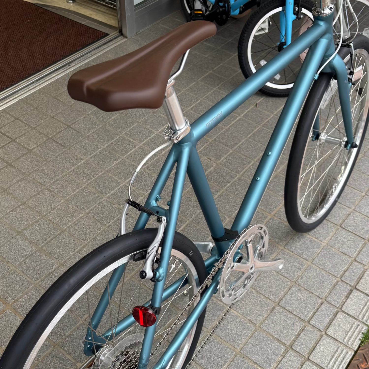 店舗受取／RITEWEY（ライトウェイ） SHEPHERD（シェファード）440（24"）・マットスチールブルーメタリック★クロス・８段変速