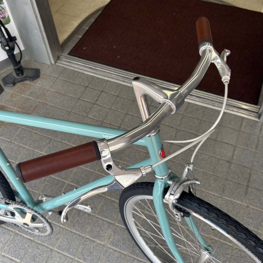 店舗受取 （対面）／【アウトレット・長期在庫品】 tokyobike（トーキョーバイク）TOKYOBIKE MONO 当店カスタマイズ済（現品1台のみ）/Ｓサイズ、カラー：ブルージェイド★シングルモデル