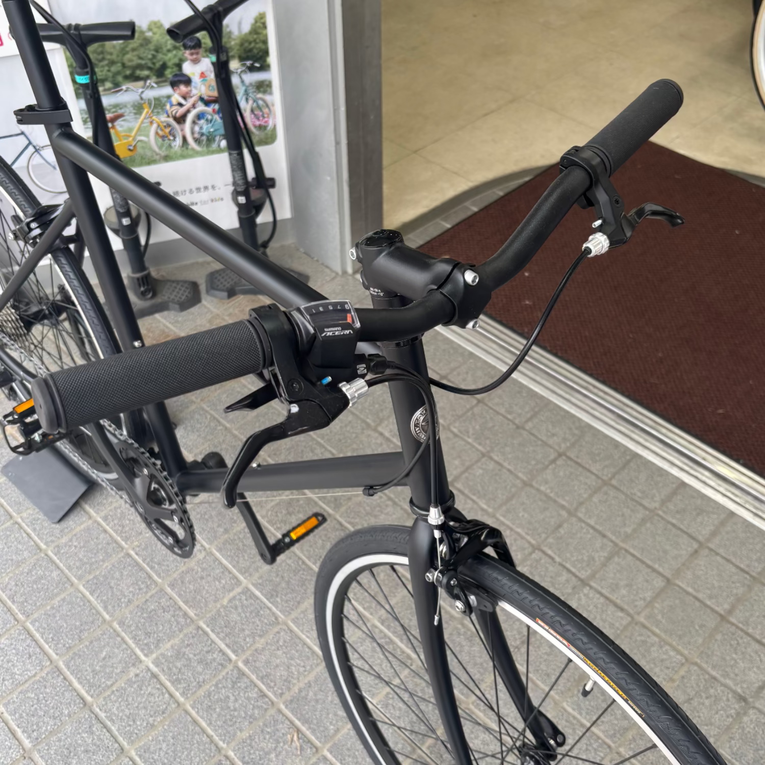 店舗受取 （対面）／【アウトレット・長期在庫品】 tokyobike（トーキョーバイク）TOKYOBIKE SPORT9s（現品1台のみ）/Mサイズ）、カラー：マットブラック★外装9段