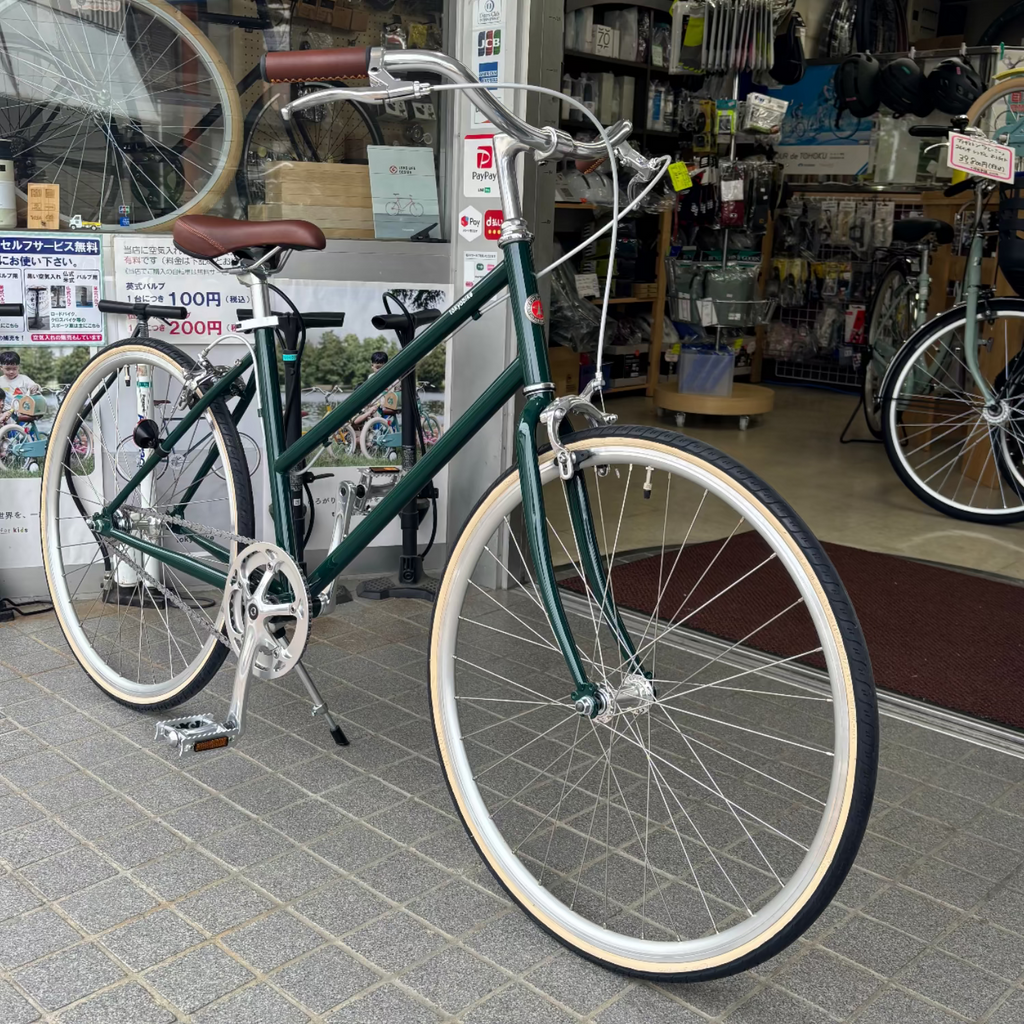 店舗受取 （対面）／tokyobike（トーキョーバイク）TOKYOBIKE LEGER（レジェ）/サイズ：Sサイズ/カラー：ブリティッシュグリーン★シングルモデル