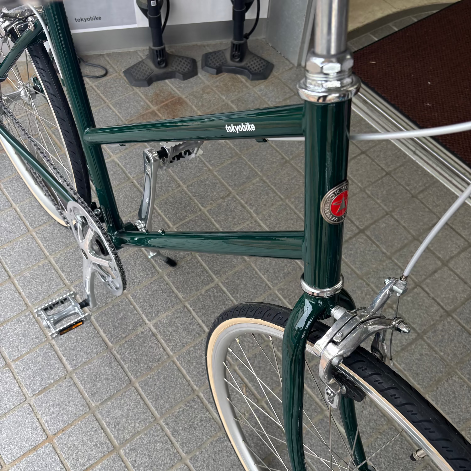 店舗受取 （対面）／tokyobike（トーキョーバイク）TOKYOBIKE LEGER（レジェ）/サイズ：Sサイズ/カラー：ブリティッシュグリーン★シングルモデル