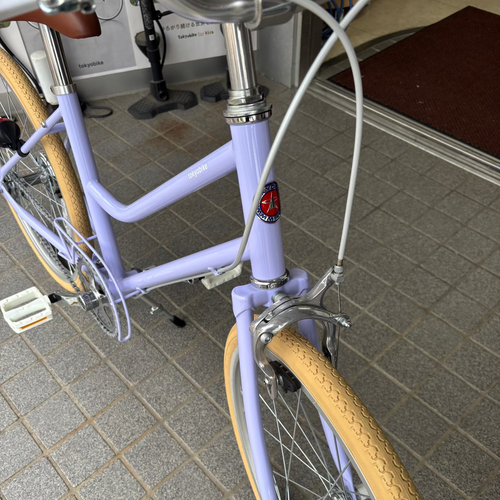 店舗受取 （対面）／【アウトレット・長期在庫,廃番サイズ】 tokyobike（トーキョーバイク）TOKYOBIKE Jr. Step 20 Mサイズ（現品1台のみ）/カラー：ライラック★子供用自転車